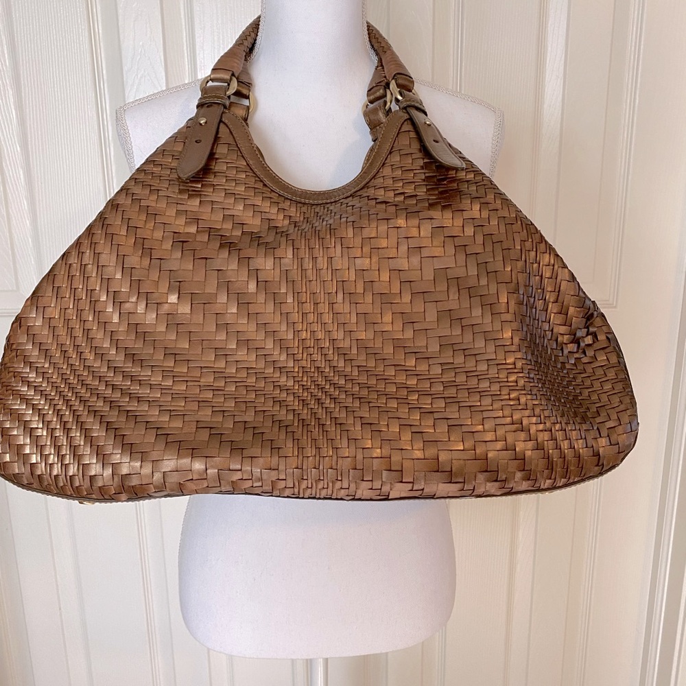 Cole Haan Leather Weave Tote